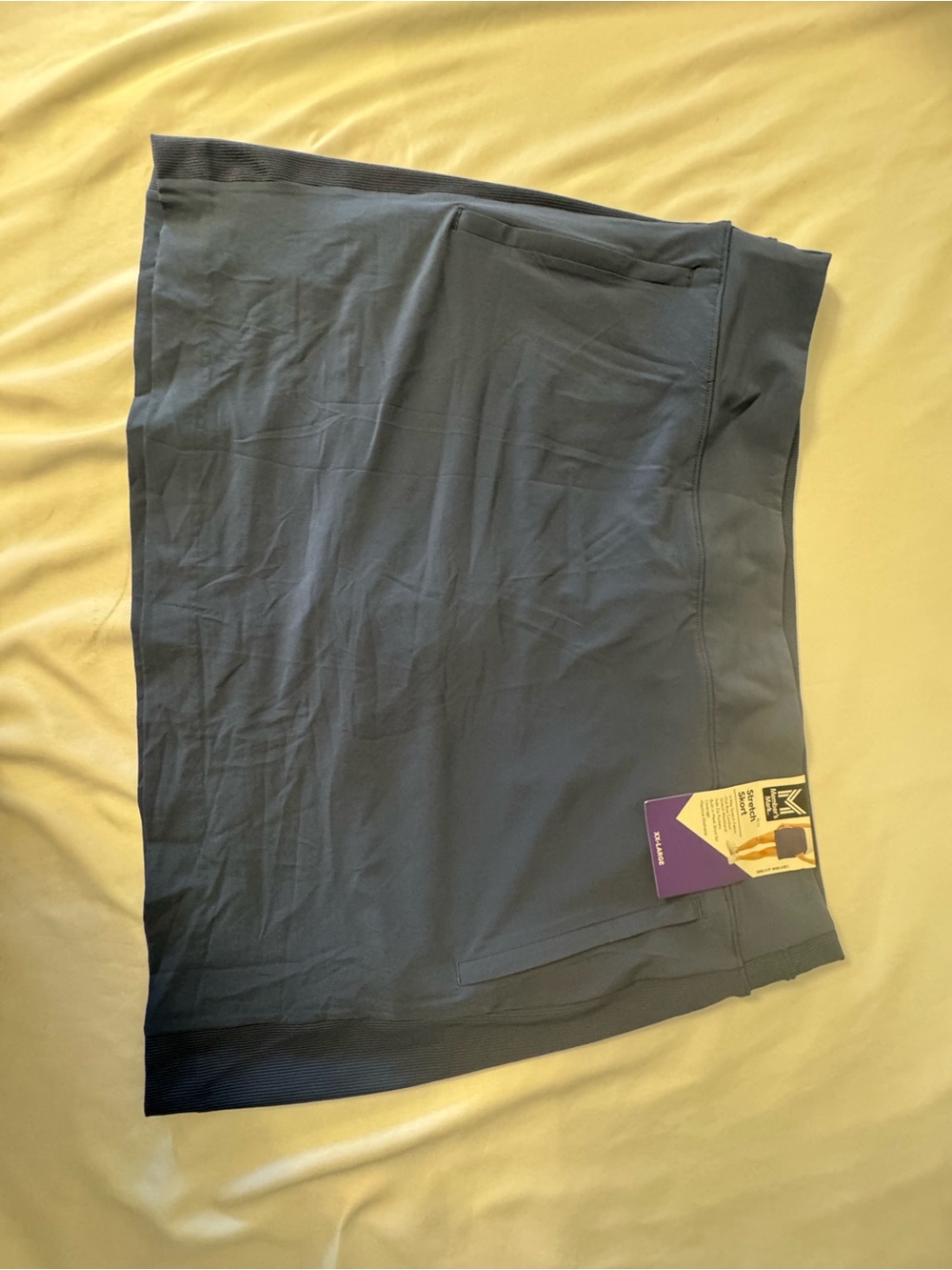 Women's Navy Gold Skirt - Members Mark -W XXL